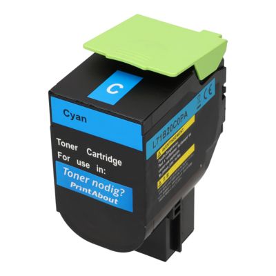Huismerk Lexmark 71B20C0 Toner Cyaan