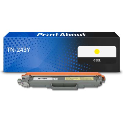 PrintAbout Huismerk vervangt Brother TN-243Y Toner Geel