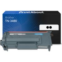 Huismerk Brother TN-3480 Toner 2x Zwart Hoge capaciteit - Multipack
