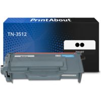 PrintAbout Huismerk vervangt Brother TN-3512 Toner 2x Zwart Extra hoge capaciteit - Multipack