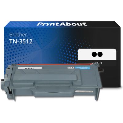 PrintAbout Huismerk vervangt Brother TN-3512 Toner 2x Zwart Extra hoge capaciteit - Multipack