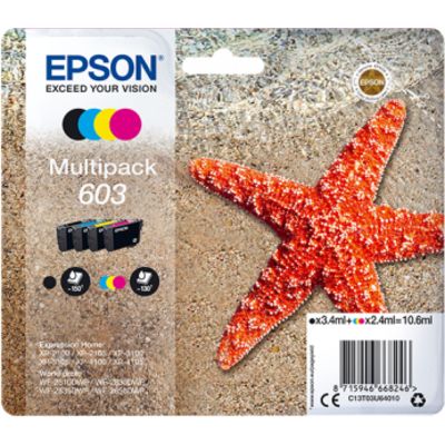Epson 603 Inktcartridge 4-kleuren (C13T03U64010) Multipack kopen