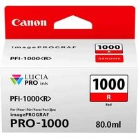 Canon PFI-1000R Inktcartridge Rood