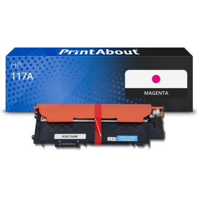 Huismerk HP 117A (W2073A) Toner Magenta