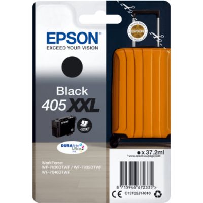 Epson 405XXL (C13T02J14010) Inktcartridge Zwart Extra hoge capaciteit
