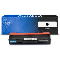 Huismerk HP 106X (W1106X) Toner Zwart Hoge capaciteit