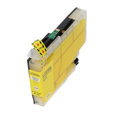 PrintAbout Huismerk vervangt Brother LC-3239XLY Inktcartridge Geel Hoge capaciteit