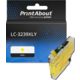 PrintAbout Huismerk vervangt Brother LC-3239XLY Inktcartridge Geel Hoge capaciteit