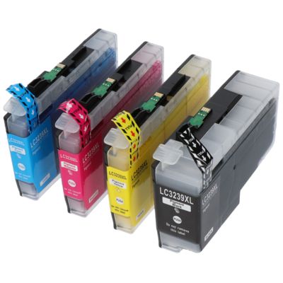 PrintAbout Huismerk vervangt Brother LC-3239XLBK/C/M/Y Inktcartridge 4-kleuren Multipack Hoge capaciteit