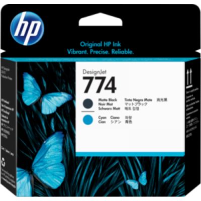 HP P2W01A (774) Inktcartridge Mat-zwart + cyaan