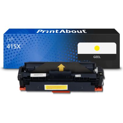 Huismerk HP 415X (W2032X) Toner Geel Hoge capaciteit