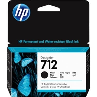 HP 712 (3ED70A) Inktcartridge Zwart 