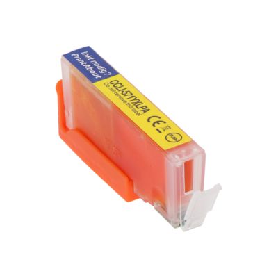 Huismerk Canon CLI-571Y Inktcartridge Geel