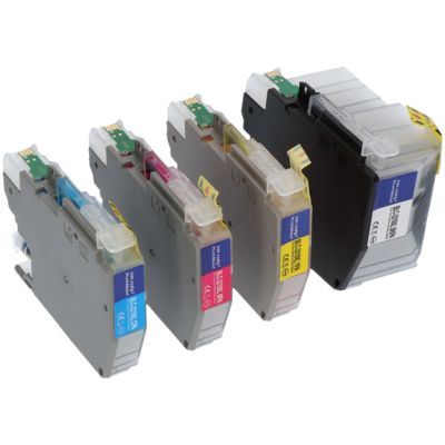 PrintAbout Huismerk vervangt Brother LC-3217VAL Inktcartridge 4-kleuren Multipack