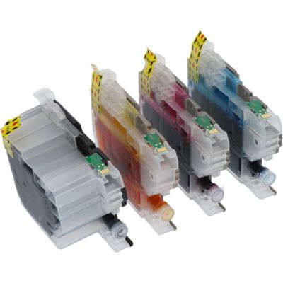 PrintAbout Huismerk vervangt Brother LC-3217VAL Inktcartridge 4-kleuren Multipack