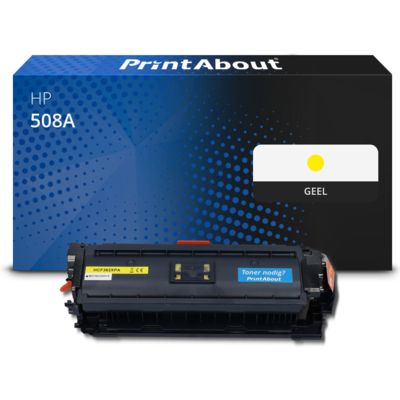 Huismerk HP 508A (CF362A) Toner Geel