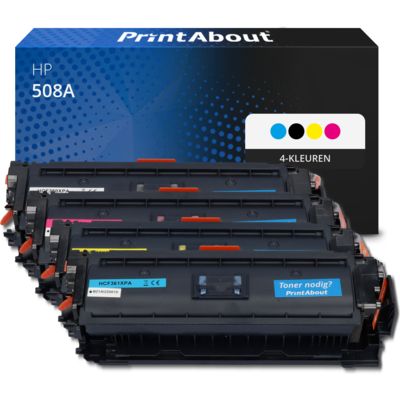 Huismerk HP 508A (CF360A) Toner 4-kleuren Multipack