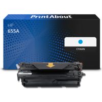 Huismerk HP 655A (CF451A) Toner Cyaan