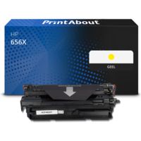 Huismerk HP 656X (CF462X) Toner Geel Hoge capaciteit