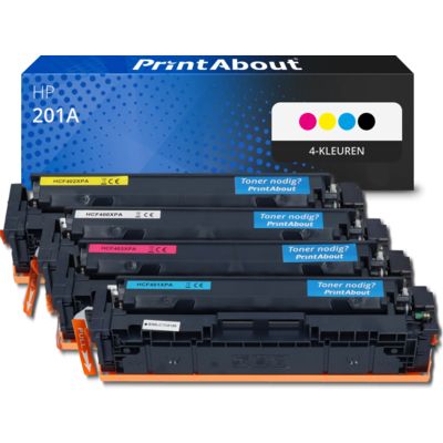 Huismerk HP 201A (CF400A) Toner 4-kleuren Multipack