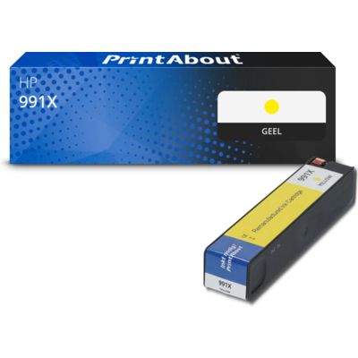 Huismerk HP 991X (M0J98AE) Inktcartridge Geel Hoge capaciteit
