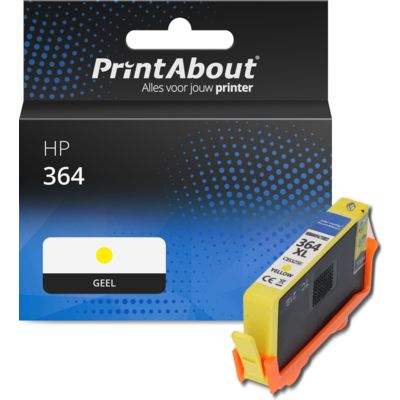 Huismerk HP 364 (CB320EE) Inktcartridge Geel