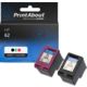 Huismerk HP 62 (N9J71AE) Inktcartridge Zwart + 3 kleuren Multipack