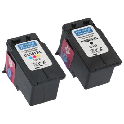 Huismerk Canon PG-560 / CL-561 Inktcartridge Zwart + 3 kleuren Multipack
