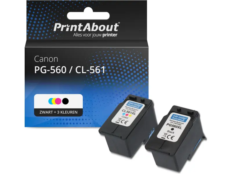 CANON PG-560/CL-561 50-pack fotopapier Multicolor CANON PG-560/CL-561 50-pack fotopapier Multicolor
