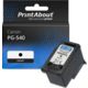 Huismerk Canon PG-540 Inktcartridge Zwart