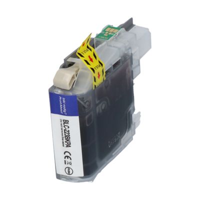 PrintAbout Huismerk vervangt Brother LC-221BK Inktcartridge Zwart