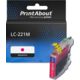PrintAbout Huismerk vervangt Brother LC-221M Inktcartridge Magenta