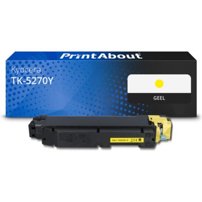 Huismerk Kyocera TK-5270Y Toner Geel