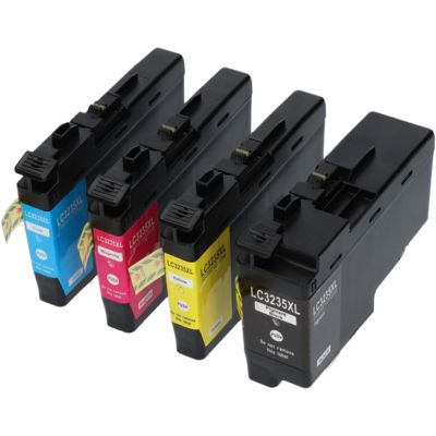 PrintAbout Huismerk vervangt Brother LC-3235XLBK/C/M/Y Inktcartridge 4-kleuren Multipack