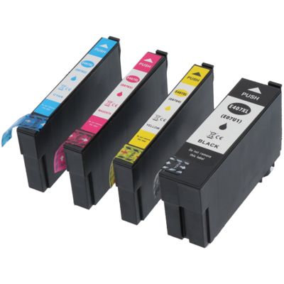 Huismerk Epson 407 (C13T07U41/42/43/440) Inktcartridge 4-kleuren Multipack