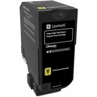 Lexmark 74C2HY0 Toner Geel Hoge capaciteit