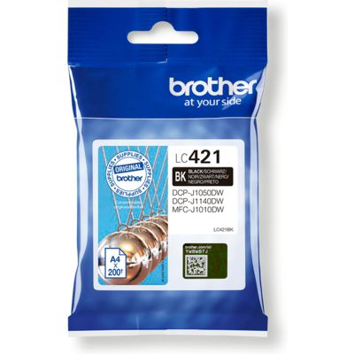 Brother LC-421BK Inktcartridge Zwart