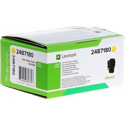 Lexmark 24B7180 Toner Geel