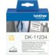 Brother DK- 11234 Etiket Zwart op wit