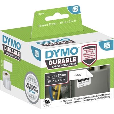 Dymo 1933084 Etiket Zwart op wit