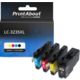 PrintAbout Huismerk vervangt Brother LC-3235XL Inktcartridge Zwart + 3 kleuren Multipack