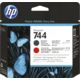 HP F9J88A (744) Printkop Matzwart + rood