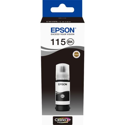 Epson 115 (C13T07C14A) Inktcartridge Zwart