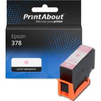 Huismerk Epson 378 (C13T37864010) Inktcartridge Licht-magenta