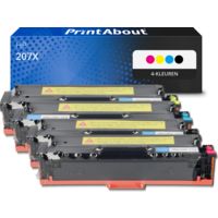 Huismerk HP 207X (W2210/11/12/13X) Toner 4-kleuren Multipack Hoge capaciteit