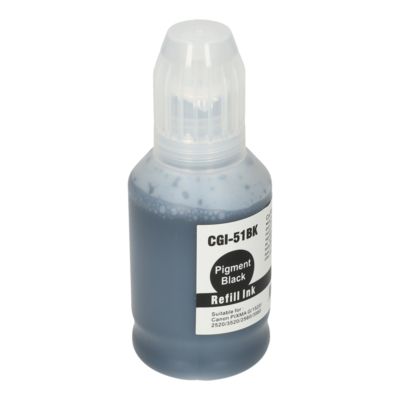 Huismerk Canon GI-51PGBK Inktcartridge Pigment zwart