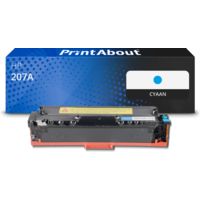 Huismerk HP 207A (W2211A) Toner Cyaan