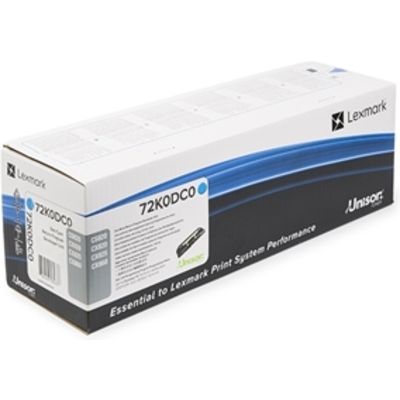 Lexmark 72K0DC0 Developer Cyaan