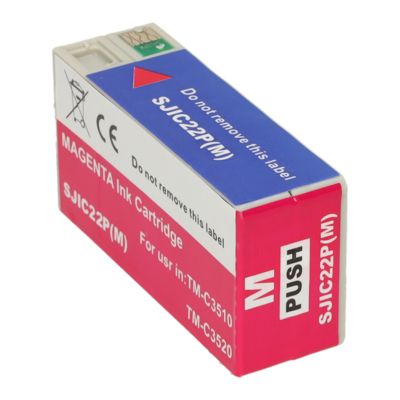 Huismerk Epson SJIC22P(M) Inktcartridge Magenta