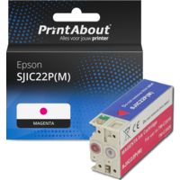 Huismerk Epson SJIC22P(M) Inktcartridge Magenta